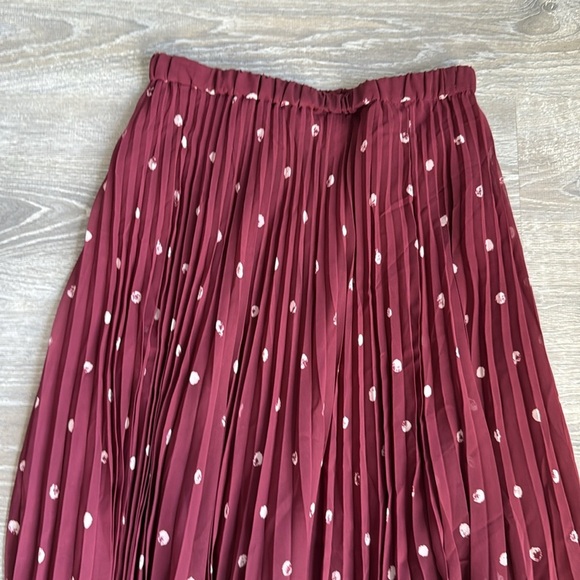 JASON WU Pleated Polka-Dot Midi Skirt 4 - Picture 3 of 11